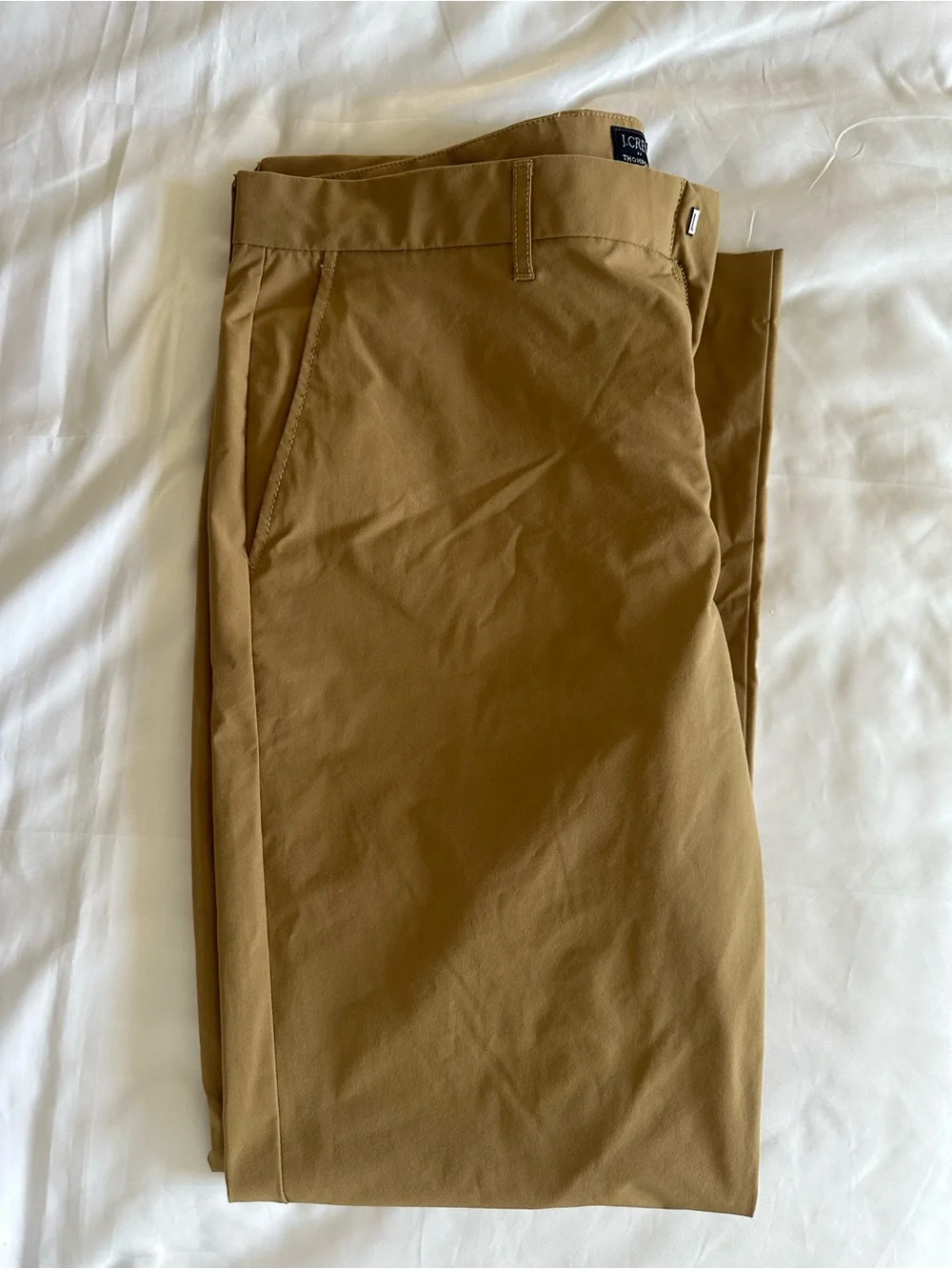 J.Crew Thompson Flex Dress Pants Khaki Tan Slim Fit 33x30 Men’s